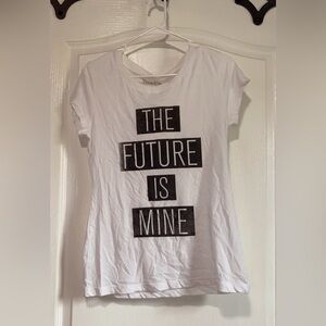 White Graphic Kids T-Shirt